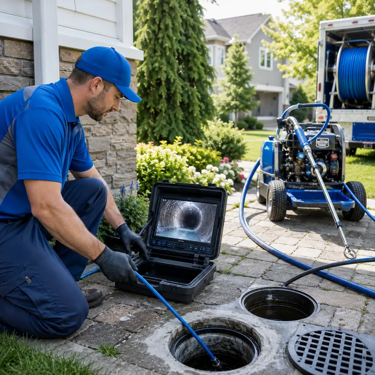 Outdoor drain cleaning professionals serving Schodack Landing, NY